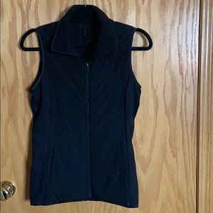 Size 6 Black Lululemon Running Vest